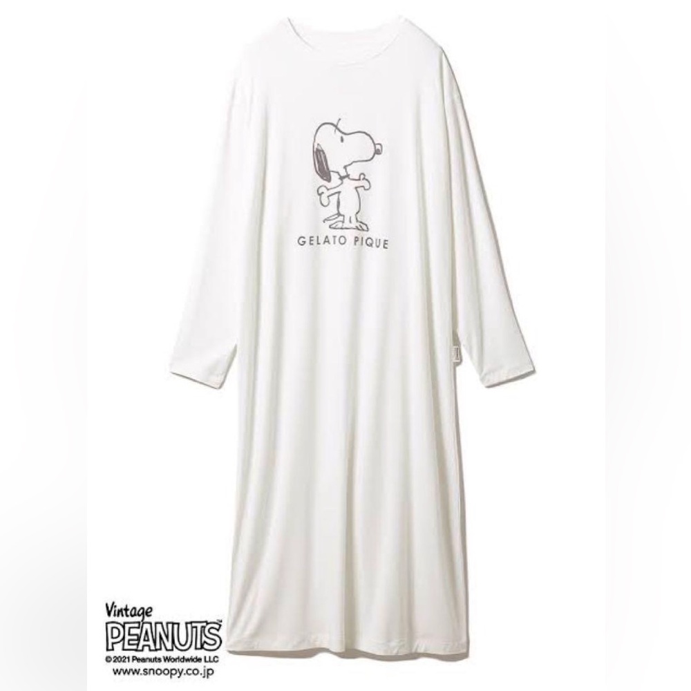 NEW Gelato Pique X Peanuts Pajama Dress